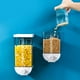 thumbnail image 3 of Dispensador de cereales de contenedor de almacenamiento de alimentos secos de montaje en pared de cocina 4x1500ml, 3 of 5