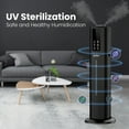 Sejoy 8L Ultrasonic Humidifier for Large Rooms, Top Fill, Remote