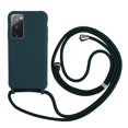 thumbnail image 1 of Funda de silicona con cordón cruzado para Samsung Galaxy, funda de Color caramelo para Samsung Galaxy S23 S22 S21 S20 FE Note 20 Ultra 10 S10 S9 S8 Plus S10E Fivean unisex, 1 of 2