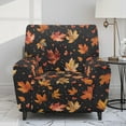 thumbnail image 2 of Xixirimido Fall Maple Leaf Recliner Chair Covers 4 Pieces, Stretch Lazy Boy Recliner Cover, Recliner Sofa Slipcover with Pockets, Furniture Protector for Living Room, Pets, Kids, 2 of 8