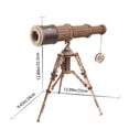 thumbnail image 2 of Telescopio Monocular De Madera Para Niños Y Adultos Juguete De Descompresión De Montaje De Bricolaje Escalable Rompecabezas De Madera 3D Serendint FN006213-00, 2 of 6