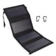 thumbnail image 2 of Panel solar USB de 20 W Nikou cargador de células solares policristalinas negro, 2 of 15