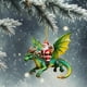 thumbnail image 5 of Christmas Ornament Tree Hole Christmas Ornaments 2D Flat Acrylic Pendants ChristmasDecor For Tree Car DecorationsSanta Claus Ornament, 5 of 8