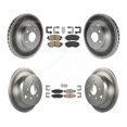 thumbnail image 1 of Transit Auto Front Rear Ceramic Pads and Coated Disc Brake Rotors Kit for Car Subaru Impreza KGA-102941, 1 of 11