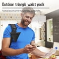 thumbnail image 4 of Cangurera Paquete de auriculares inalámbricos - Accesorios de bolsa Molle con función en forma de triángulo JShteea El nuevo, 4 of 7