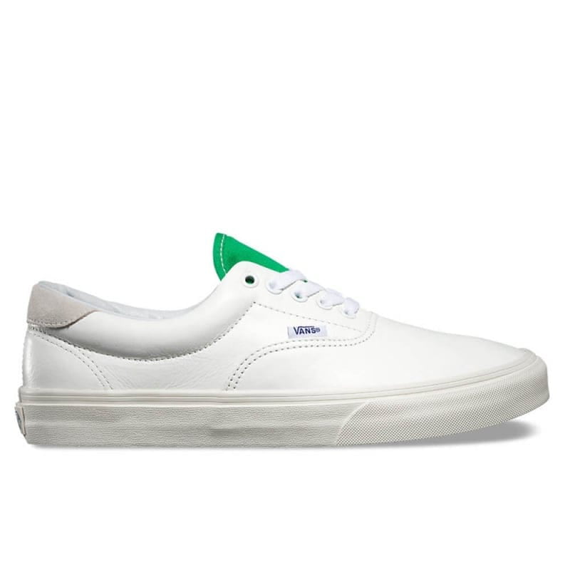 Vans Era 59 Vintage True White/Kelly Green Men's Skate Shoes Size 10.5 -