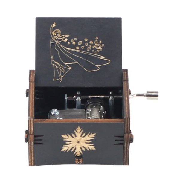 Caja de música del capitán Jack Sparrow, caja de música de madera con manivela, canción temática de zelda, regalo de Navidad y cumpleaños, novedad de 2022