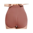 thumbnail image 4 of Spencer Women's Maternity High Waist Underwear Pregnancy Soft Seamless Panties Maternity Underwear Over Bump (L,Red), 4 of 9