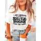 thumbnail image 1 of Summer Women's Front Printed Short Sleeve T Shirt Top Comfortable Breathable Fabric Casual Sports Style Tee Tee For Adult, Men, Women, Teen, Teenager, Adolescent, Youth, 1 of 5