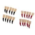 thumbnail image 1 of Piezas de 20 Prop de Halloween Uñas Blandas Uñas Postizas Uñas Postizas Uñas Rojas + Balck Yuyangstore Nail Sets, 1 of 8