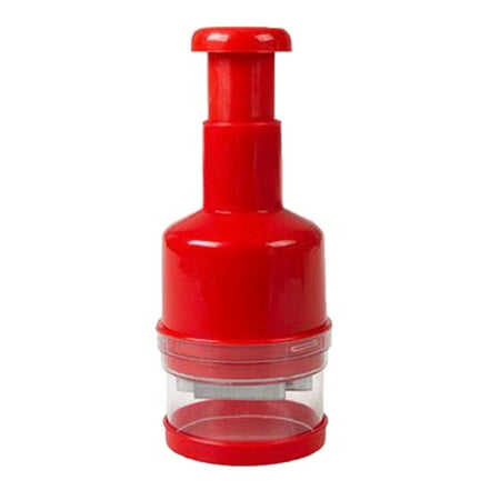 

Food Chopper Manual Chop Garlic Veggie Onion Slap Press Chopper Stainless Steel Kitchen Tools