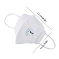 thumbnail image 2 of Máscara protectora contra el polvo para niños Mascarilla desechable de tela no tejida para niños con válvula unidireccional Tipo 2 Rosa seitruly HA5713-03B, 2 of 6