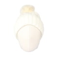 thumbnail image 2 of WITHMOONS Fleece Twist Knit Pom Beanie Winter Hat Slouchy Cap DZP0017 (Ivory), 2 of 2