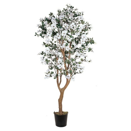Nearly Natural 5 ft. Dogwood Silk Tree