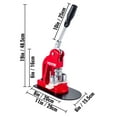 VEVORbrand Button Maker Machine 1 Inch Button Badge Maker 25 mm Pins