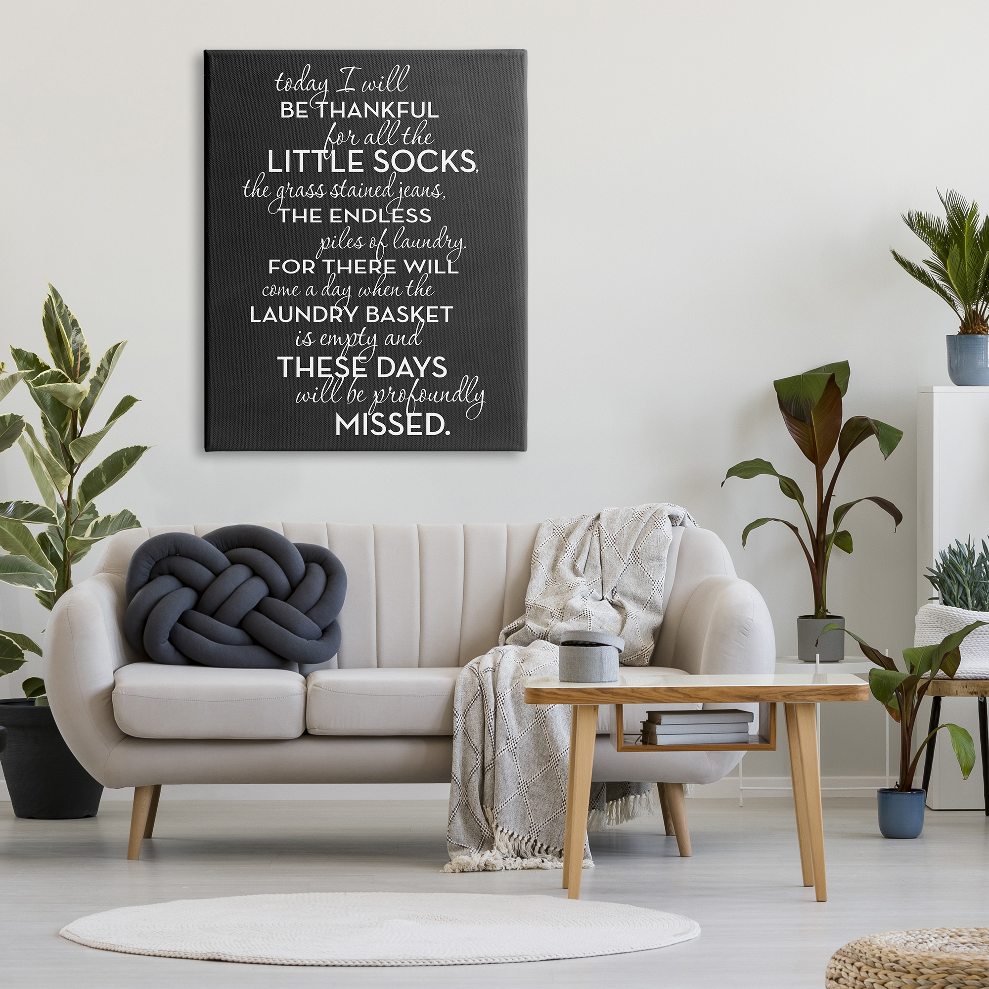 Stupell Industries Family Parenting Phrase Inspirational Painting Gallery Wrapped Canvas Art Print Wall Art, 36 x 48