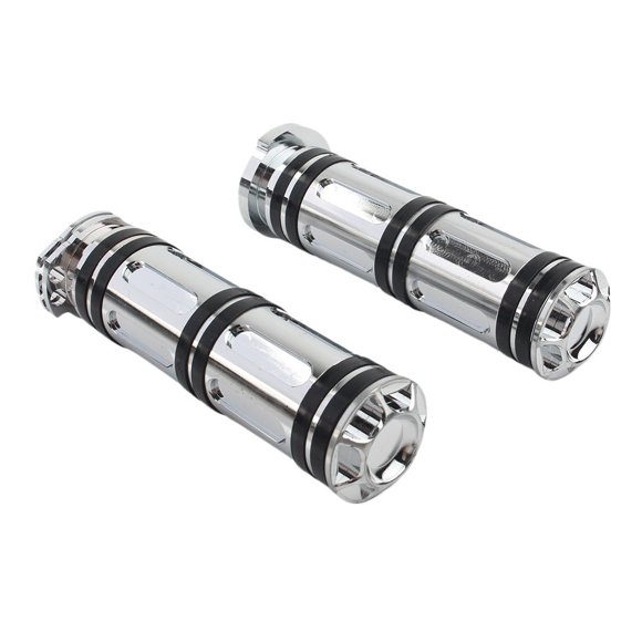 2Pcs CNC Aluminum Motorcycle Handle Bar Hand Grips For Harley-Davidson Sportster Touring Glide Dyna Softail
