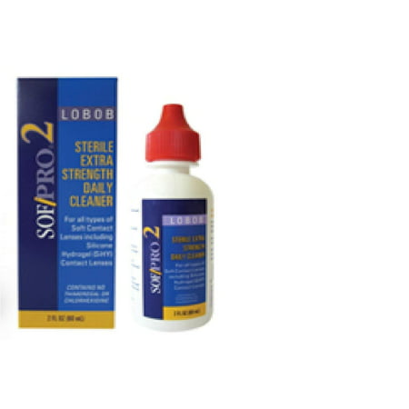 Lobob Sof/Pro2 Sterile ESC Hydrophilic Soft Lens Daily Cleaner (2oz)