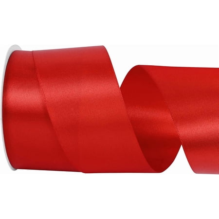 2 inch Wide 25 Yards Double Face Red Satin Ribbon Red Fabric Ribbon for Gift Wrapping Very Suitable for Weddings Decoration Bouquet Balloons Arts Craft Sewing Hair Bow 2 inch Wide 25 Yards Double Face Red Satin Ribbon Red Fabric Ribbon for Gift Wrapping Very Suitable for Weddings Decoration Bouquet Balloons Arts Craft Sewing Hair Bow