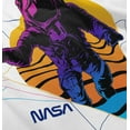 thumbnail image 5 of Vaporwave NASA Astronaut Space Jump Romper Boys or Girls Infant Baby Brisco Brands 24M, 5 of 7