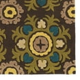 thumbnail image 2 of Linon Home Decor Trio Area Rug Collection, Chocolate and Multicolor, 1.83' x 2.83', 2 of 3