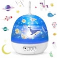 thumbnail image 1 of Kids Star Night Lights - 4 Set Films 360 Degree Rotating Star Projector, Bedside Lamp, 1 of 5