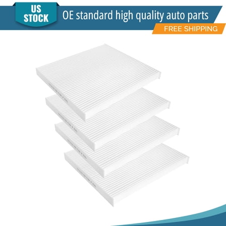 YXPCARS 4PCS Cabin Air Filter for 2003 2004 2005 - 2008 Toyota Corolla Matrix L4 1.8L, New Activated Carbon Cabin Air Filter Replacement (CF10133)