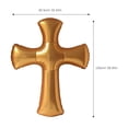 thumbnail image 2 of Raindrops Aluminium Film Golden Cross Shape Balloons for First Party 1Pack, 2 of 8