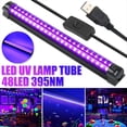 thumbnail image 4 of 2 Luces LED UV Negras USB T8, Barra de Luz Negra Fluorescente para Fiestas, Discotecas, Tubo de Lámpara Ultravioleta, Tiras de Luces UV., 4 of 5