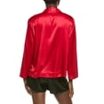 thumbnail image 2 of Natori womens  Glamour Button-Down Top, xs, Red, 2 of 3