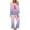 R805004-Purple, variant on Breast Cancer Pajamas for Women Long Sleeve Pullover Pants 2 Piece Pjs Set Pink Ribbon Graphic Sleepwear Comfy Loungewear XL