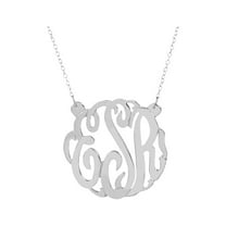 Personalized Script Monogram Necklace