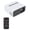 White EU Plug, variant on GONCON Portable Mini Projector Home Theater Mobile Phone Screen Projection 100-240V LED Video Projector with Built-In Battery, Built-in Speaker, 4.3 inches / 11 cm - White EU Plug