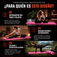 thumbnail image 3 of Tapete Yoga Pilates Ejercicio Centurfit  Fitness Portatil Rosa, 3 of 8