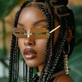 thumbnail image 3 of Stylish Square Frame Metal Sunglasses for Events and Unique Fashion Statements, 3 of 3