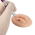 thumbnail image 4 of Seitruly Desnudo Boca abierta Labios Práctica Piel Plantilla de labios de doble cara Entrenamiento de pestañas Herramienta de ayuda para Suministros de tatuaje, 4 of 6