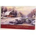 thumbnail image 1 of DaySpring - Thomas Kinkade - The Lord Will Bless His People - 18 Christmas Boxed Cards and Envelopes (J3159), 1 of 5