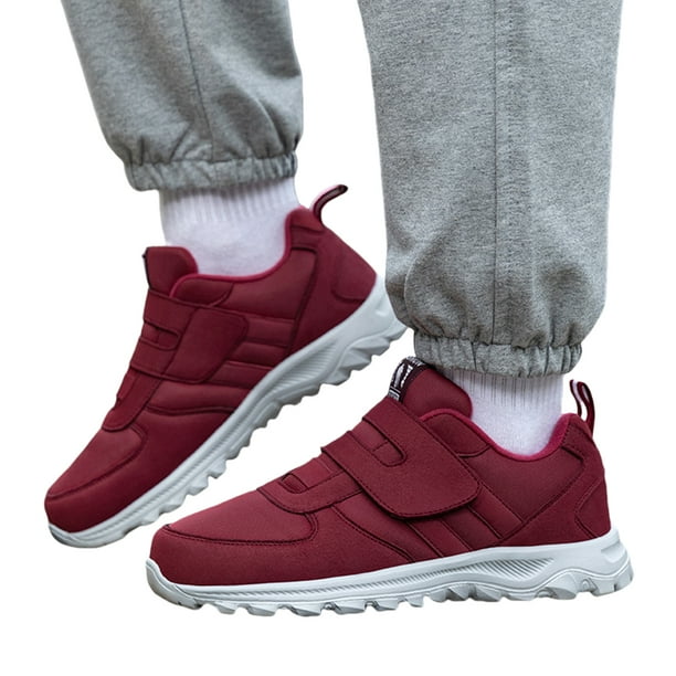Zapatos Tenis Anchos para Correr Casuales Antideslizantes Hombres Mediana Edad Y Mayores