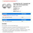 thumbnail image 2 of Front Brake Rotor Set - Compatible with 2000 - 2004 Audi A6 Quattro Base 2001 2002 2003, 2 of 2