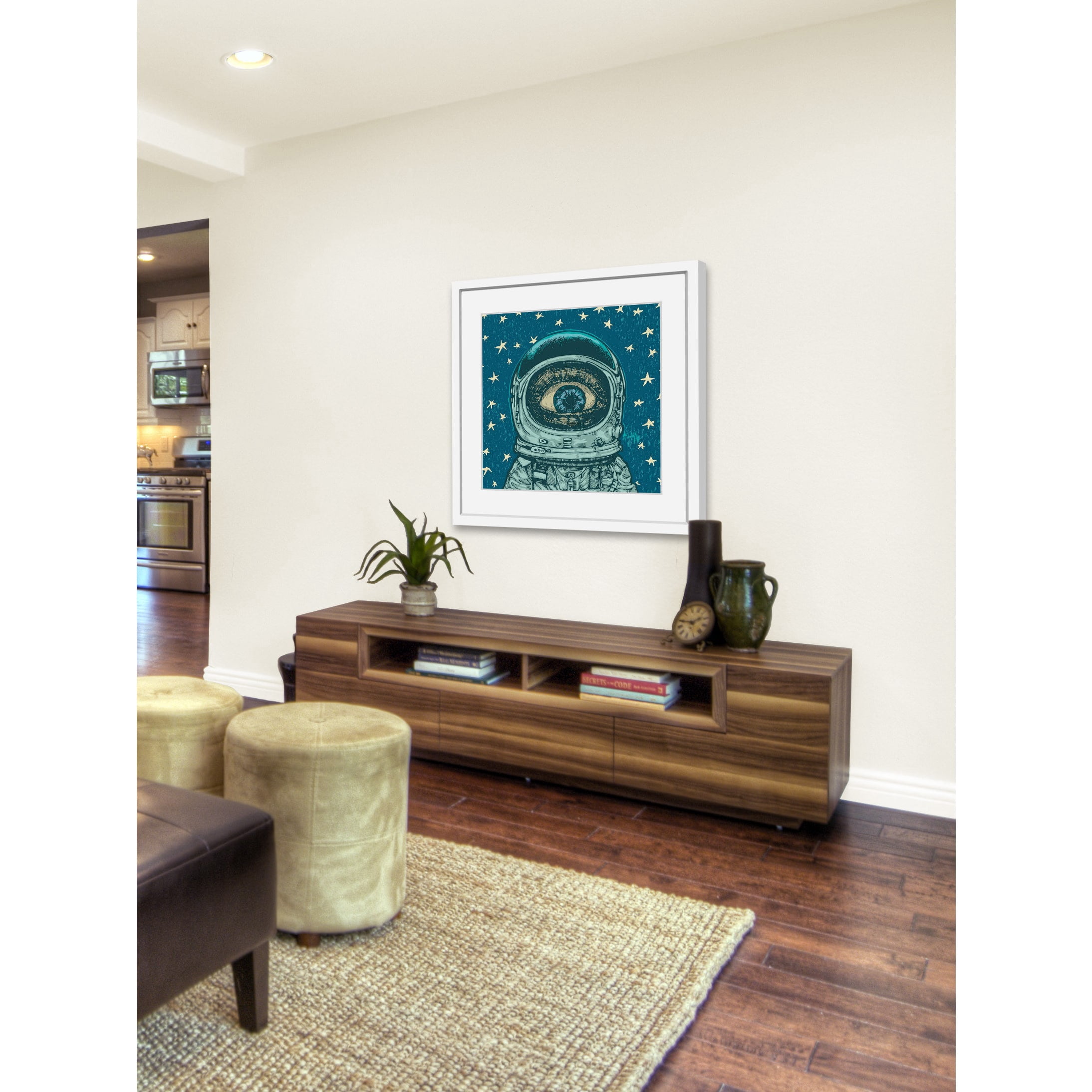 "Alien Eye" Framed Painting Print