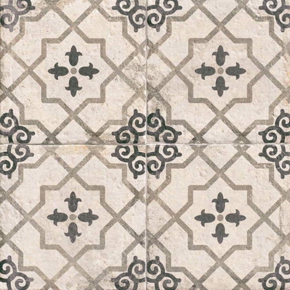 The Tile Life Carys Black 8" x 8" Satin Porcelain Tile Sample