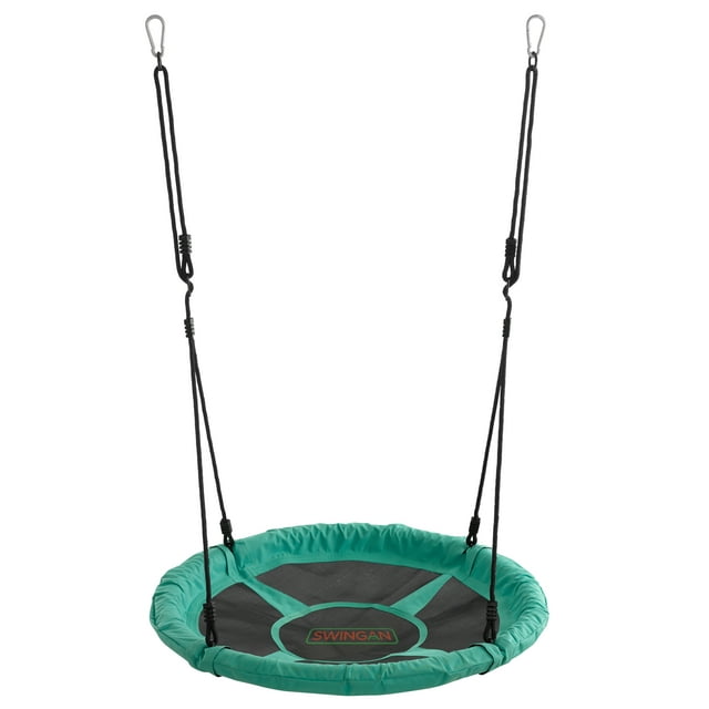 Upper Bounce Swingan - 37.5 Super Fun Nichoir avec Cordes Réglables - Conception de Siège en Tissu Solide - Vert