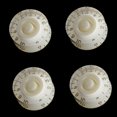 thumbnail image 6 of 4Pcs Guitar Bass Volume Control Knob Button for  SG Electric White, 6 of 7