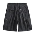 thumbnail image 3 of Summer Savings! Stamzod Clearance Men's Hiking Shorts Quick Dry Multi-Pockets Cargo Shorts Ripstop Elastic Waist Plus Size Work Shorts With Zipper, 3 of 3
