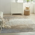 thumbnail image 3 of Nourison Elation Modern Abstract Grey Ivory 5'3" x 7'3" Area Rug, (5' x 7'), 3 of 10