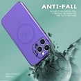 thumbnail image 4 of Compatible with iPhone 13 Pro Max Magnetic Case, Camera Guard & Kickstand Protective Military Shockproof Phone Case Cover for iPhone 13 Pro Max 6.7 inch (Purple), 4 of 14