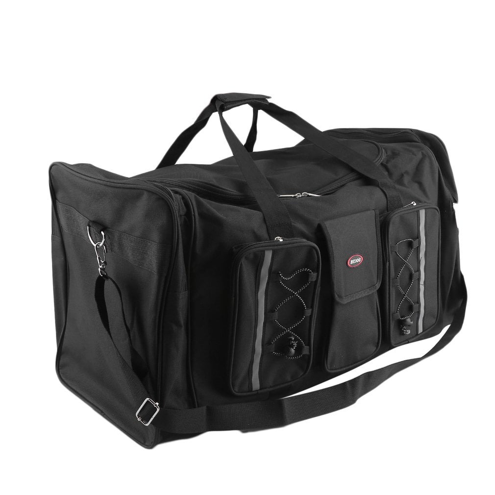 26 Inch Waterproof Man Woman Large Capacity Duffle Carry On Luggage Handbag luggage and travel bags large,Black by