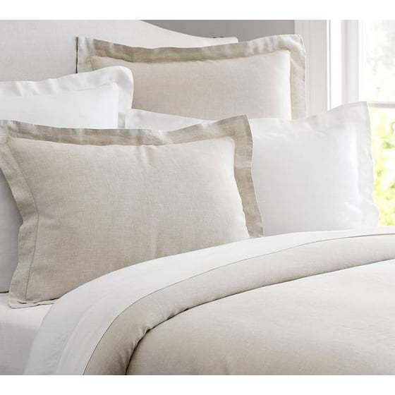 Belgian Flax Linen Duvet Cover King Cal Natural Com
