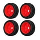 thumbnail image 5 of Neumático De Repuesto RC, 4 PCS Plástico De Goma Resistente Al Desgaste RC Neumático De Banda De Rodadura Cerrado X600 Fácil De Instalar Para Mantener ANGGREK Rojo, 5 of 8