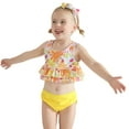 thumbnail image 5 of Toddler Baby Girl 3Pcs Bikini Swimsuit Set Sleeveless Tank Tops with Shorts and Headband Bikini Swimwear Summer Beach Bathing Suit 18M-5T, 5 of 8